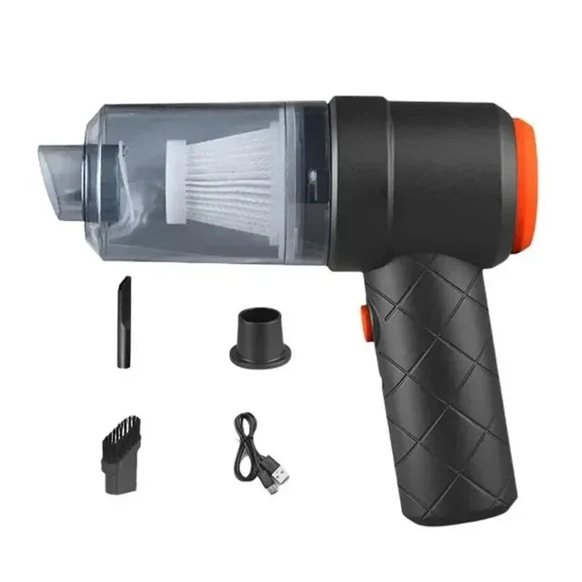 Premium Car Vacuum Cleaner - 9000PA Cordless & Rechargeable