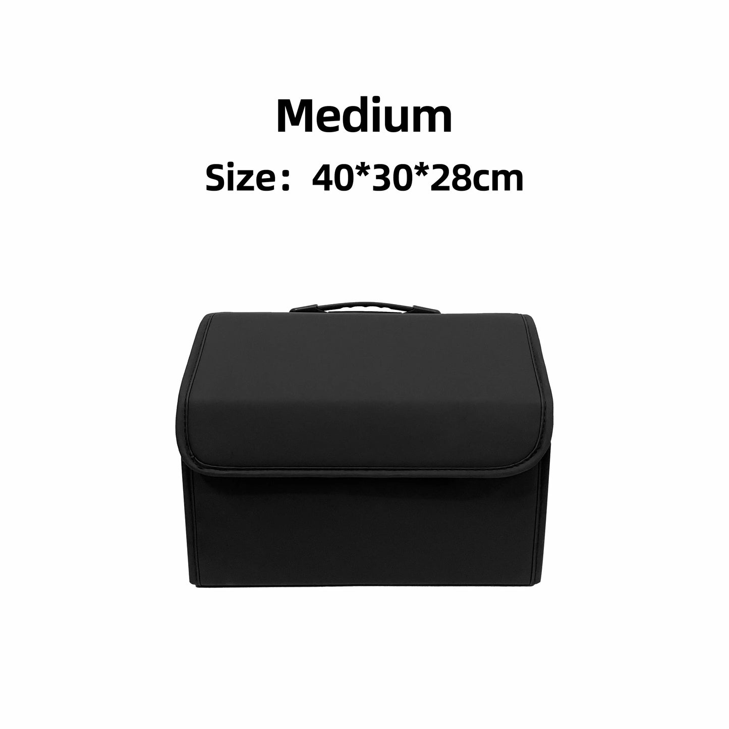 Collapsible Car Trunk Organizer - Premium Waterproof Leather Storage Box