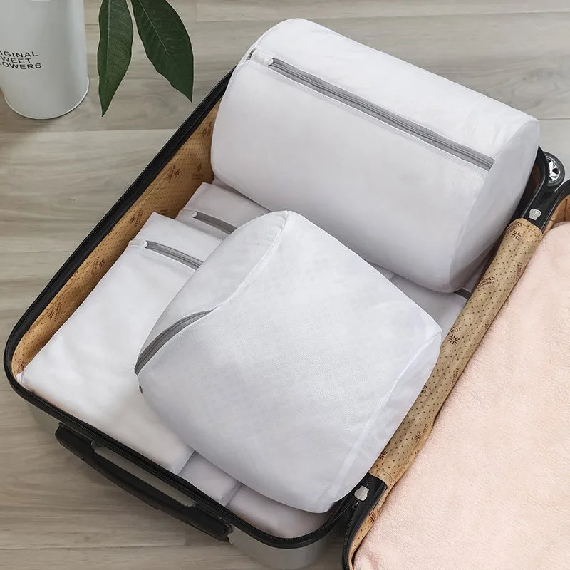 Mesh Shoe & Garment Laundry Bag with Zipper