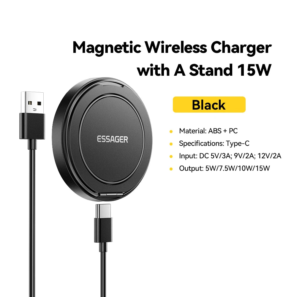 MagGrip Wireless Car Charger Stand